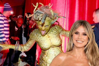 Heidi Klum’dan Cadılar Bayramı şovu: Medusa kostümüyle şoka soktu!