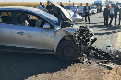Mardin'de iki otomobil çarpıştı: 6 yaralı