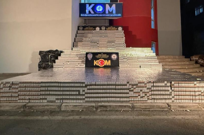 Adana'da 105 bin paket kaçak sigara ele geçirildi