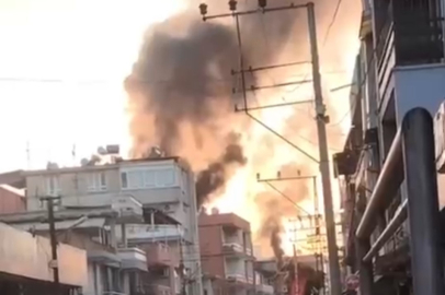 Adana’da tekstil atölyesinde yangın paniği!