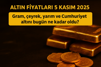 ALTIN FİYATLARI CANLI TAKİP 5 KASIM 2025: Gram, çeyrek, yarım ve Cumhuriyet altını bugün ne kadar oldu?
