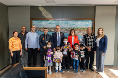 Başkan Seçer’den lösemili çocuklara moral desteği