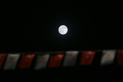 Hatay’da “Kunduz Ayı” büyüledi: Dolunay gökyüzünü aydınlattı