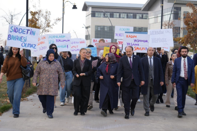 ETÜ’de kadına yönelik şiddete karşı farkındalık yürüyüşü düzenlendi