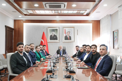 İçişleri Bakan Yardımcısı Mehmet Sağlam, Genç MÜSİAD Adana yönetimini kabul etti