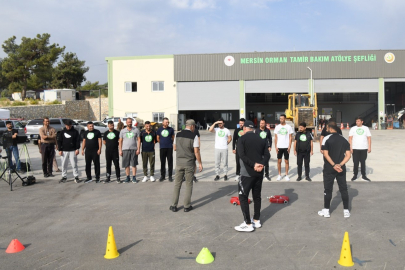 Mersin Orman Bölge Müdürlüğü’nde engelli ve eski hükümlü işçi alımı sınavları tamamlandı