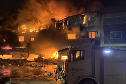 Adana'da hırdavat dükkanında yangın