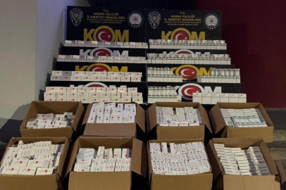 Adana’da kaçak ilaç operasyonu
