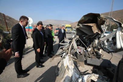 Hatay’da freni arızalanan kamyon 8 araca çarptı: 4 yaralı