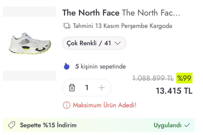 11.11 indirimlerinde skandal: 1 milyon 88 bin liralık ayakkabıya %99 indirim oyunu!