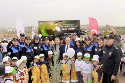 Adana’da 11 Kasım Milli Ağaçlandırma Günü’nde fidanlar toprakla buluştu