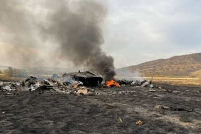 TSK'ya ait 20 personeli taşıyan C130 kargo uçağı, Gürcistan'da düştü