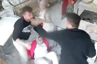 Yumruk yumruğa borç kavgasında kadın yerlerde sürüklendi