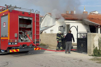 Aksaray’da tartışma sonrası evini ateşe verdi