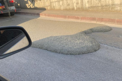 Elazığ’da beton dökerek yola giden mikserin sahibi 668 bin TL ceza aldı
