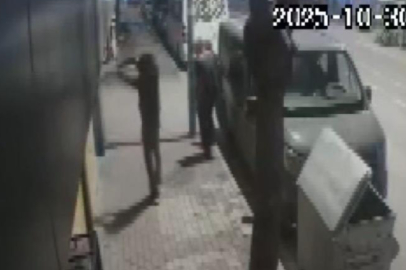 "Müsaade isteyip iş yerini kurşunladı": O anlar güvenlik kamerasına yansıdı