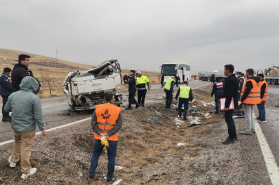 Kayseri’de aynı yolda 2 kaza: 1 ölü, 2 yaralı