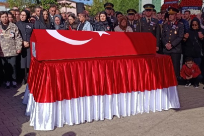 Tekirdağ’da şehit İlker Aykut, askeri törenle uğurlandı