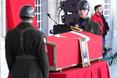 Şehit Pilot Yarbay Gökhan Korkmaz'ın İstanbul'da son yolculuğuna uğurlandı