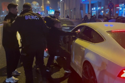 Kayseri’de müşteriler ve çalışanlar birbirine girdi