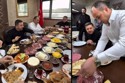 Nevşehir Belediye Başkanı Rasim Arı’nın lüks oto galerideki kahvaltı görüntüleri sosyal medyada gündem oldu