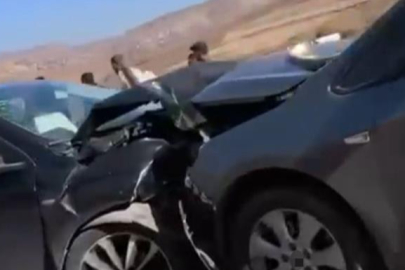 Siirt'te otomobiller çarpıştı: 4 yaralı