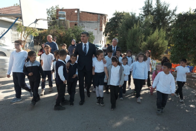 Akdeniz'de eğitim mesaisi: Kaymakam Şener okulların nabzını tuttu