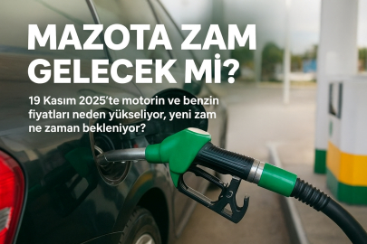 Mazota zam gelecek mi? Bugün motorin ve benzin fiyatları ne olacak?