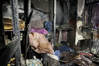 Diyarbakır'da yangın çıkan binada 8 kişi dumandan etkilendi