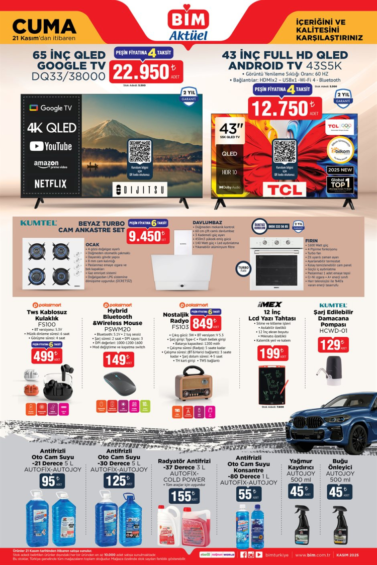 bim aktüel ürünler kataloğu