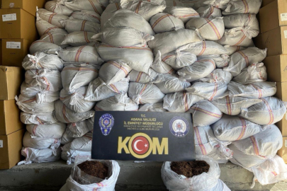 Adana’da tırda 10 ton kaçak tütün ele geçirildi
