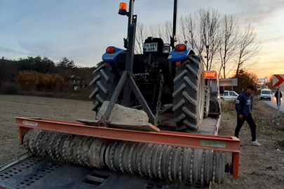 Bolu’da çiftçi, tarlada merdane altında kaldı