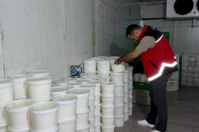 Hatay’da 2 bin 70 kilo yoğurt ve 297 kilo peynir imha edildi