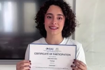 Hataylı Ayşe Naz Kara Copernicus Olimpiyatı’nda altın madalya kazandı