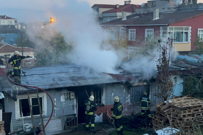 Sobayı yakıp alışverişe çıktı, evi küle döndü