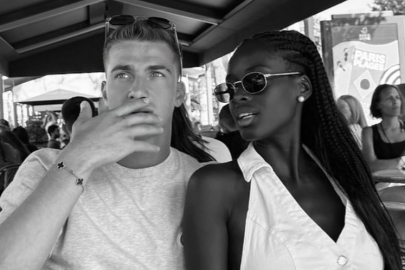 Boğaz'da romantik anlar: Millî futbolcu Bertuğ Yıldırım, Portekizli model Oriana Gomes’e evlilik teklifi etti