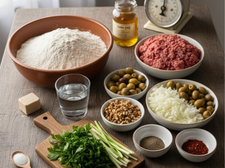 yeşil zeytinli börek