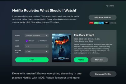 Reelgood Roulette nedir? İzleyecek bir şey bulamayanlara nasıl çözüm sunuyor?