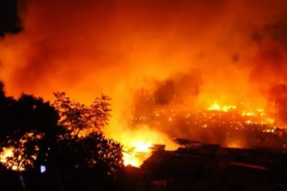 Bangladeş’te gecekondu bölgesini korkutan yangın: Binlerce kişi evsiz kaldı