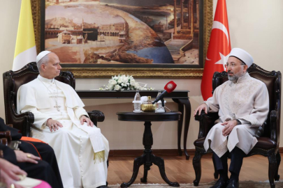 Diyanet İşleri Başkanı Arpaguş, Papa 14. Leo ile görüştü