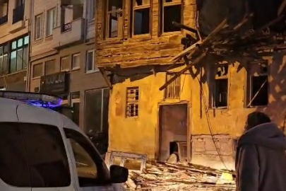 Gelibolu’da boş binada çökme meydana geldi
