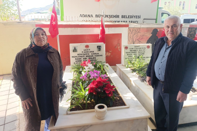 Kozan’da Şehit Bünyamin Çabuk, şahadetinin 6. yılında kabri başında anıldı