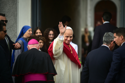 Papa 14. Leo İstanbul'da: Kutsal Ruh Katedrali'nde din adamlarıyla buluştu