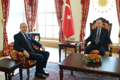 Cumhurbaşkanı Erdoğan, TBMM Başkanı Kurtulmuş’u kabul etti