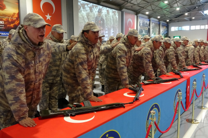 Kütahya Hava Er Eğitim Tugayında 2025/4A Tertip Erler yemin etti