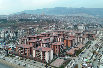 Kahramanmaraş’ta yıkılan Ebrar Sitesi’nin yerine yapılan Anka Toplu Konutları’na 510 aile taşındı