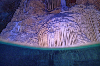 Gilindire Mağarası'ndaki gölün su altı zenginlikleri kameraya yansıdı