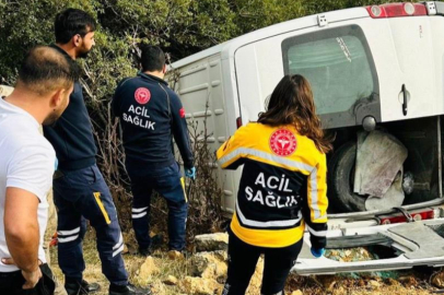 Gaziantep’te feci kaza! Tarım işçilerini taşıyan minibüs şarampole uçtu