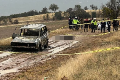 Isparta’da şok cinayet: Yanmış araçta başsız ceset bulundu