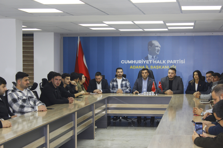 CHP Adana İl Gençlik Kolları Sekreteri Av. Fuat Faik Altıyüzük 